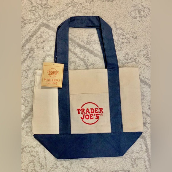 NWT Trader Joe’s Mini Canvas Bag (Set of 4) - Picture 2 of 8